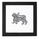 Islam / Muslim Lion Tile Box