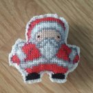 Santa Crossstitch handmade magnet