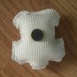 White Bear crossstitch magnet
