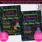 Skating Party Invitations