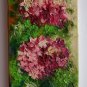 Hydrangea Original Oil Painting Impasto Pink Purple Hortensia Flowers Palette Knife Textured