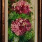 Hydrangea Original Oil Painting Impasto Pink Purple Hortensia Flowers Palette Knife Textured