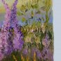 Meadow Original Oil Painting Red Poppies Impasto Floral Palette Knife Pink Purple Flowers Textured