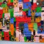 Modern Cityscape Original Oil Painting Abstract Impasto Palette knife Red Contemporary Art