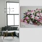 Roses Original Oil Painting Pink White Flowers Impasto Still Life Palette knife Textured Bouquet