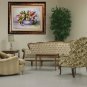 Tulips Bouquet Impasto Original Oil Painting Impressionism shabby chic colors Modern Still Life