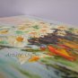 Summer Flowers Original Oil Painting Impasto Still Life Pink Orange Impressionistic EU Artist