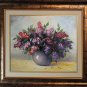 Lilacs Original Oil Painting Stile Life Purple Flowers Bouquet Palette Knife Impressionism