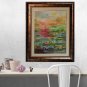 Water Lilies Original Oil Painting Colorful Impressionism Pond Landscape Lake Fine Art