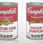 Andy Warhol Campbell's Soup II set 10