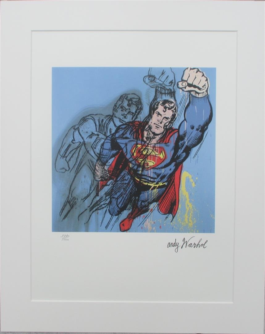 Andy Warhol Superman Lithograph