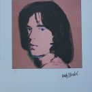 Andy Warhol Mick Jagger Lithograph