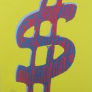 Andy WARHOL Lithograph DOLLAR yellow