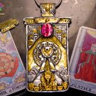 Egyptian Oracle Tarot & Numerology Silver Pendant Psychic Magic Talisman Spiritual Jewelry New Age