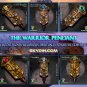 Warrior Pendant Self Defense Protection Silver Spiritual Jewelry Viking Norse Metaphysical 24k Gold