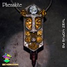Warrior Pendant Self Defense Protection Silver Spiritual Jewelry Viking Norse Metaphysical 24k Gold