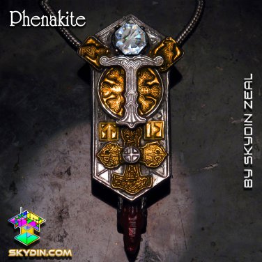 Warrior Pendant Self Defense Protection Silver Spiritual Jewelry Viking Norse Metaphysical 24k Gold