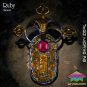 Reiki Master Pendant Protection Silver Spiritual Jewelry Universe Energy Healing Metaphysical 24k