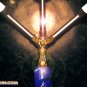Angel Trident One of a Kind Hand-Made Sterling Sound Healing Wand! Tuning Fork Gemstone Handle