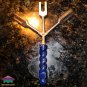Angel Trident One of a Kind Hand-Made Sterling Sound Healing Wand! Tuning Fork Gemstone Handle