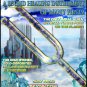 Aqua Aura Quartz Crystal Tuning Fork, 24k Gold Leaf! Etched, Handmade Sound Healing Wand Customize