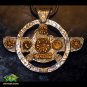 Winged Solar Disk Egyptian Eye Ra Anunnaki Metaphysical Pendant Magic Talisman