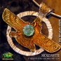 Winged Solar Disk Egyptian Eye Ra Anunnaki Metaphysical Pendant Magic Talisman