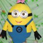 Custom made girl Minion mascot costume for adult and children Holloween