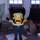 Custom made Despicable Me Wolverine Minion mascot costume for party