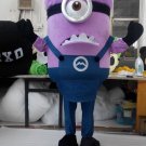 Despicable Me Purple Minion Mascot costume for party