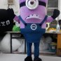 Despicable Me Purple Minion Mascot costume for party