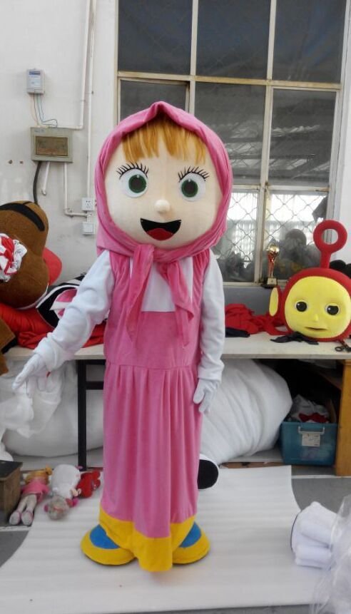 Custom made Masha from Masha and Bear Mascot costume