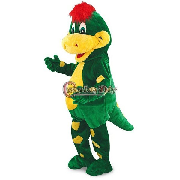 Custom made Green Dinosaur mascot costume for party
