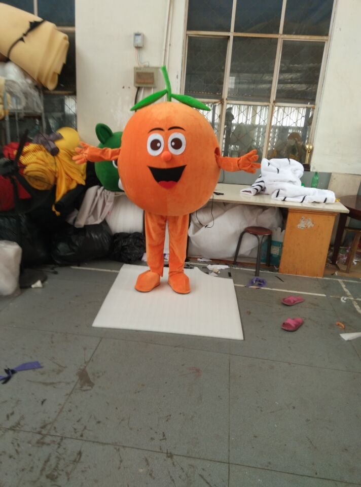Custom made fruit orange mascot 145