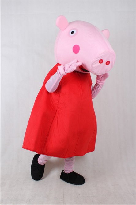 Custom made Peppa Pig mascot costume for party