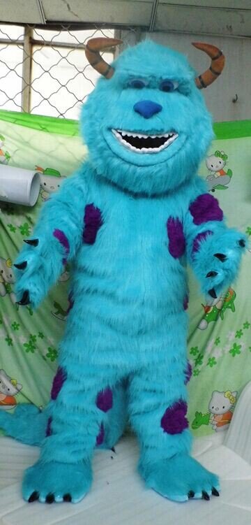 Custom made Sully mascot costume from Monsters University for party