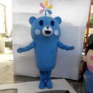 Custom made Lovely Cute Blue Bear mascot costume for party