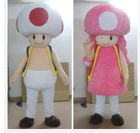 Custom made Toad mascot costume from Super Mario mascot for Christmas party
