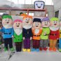 Custom made Seven Dwarfs mascot costume for Halloween party