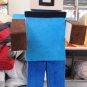 Custom made Minecraft mascot costume for Halloween party