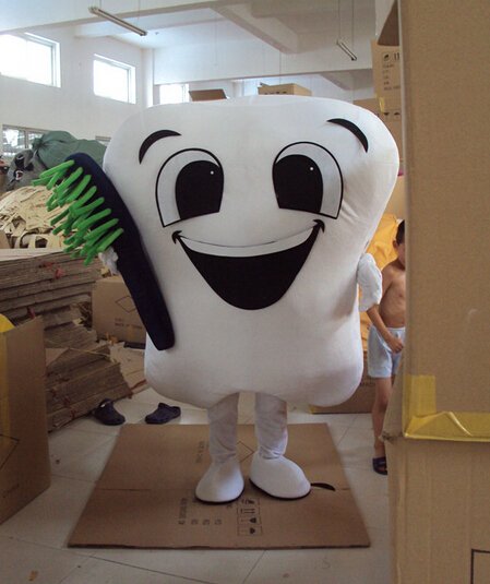 Custom made Teeth mascot costume for party and promotion