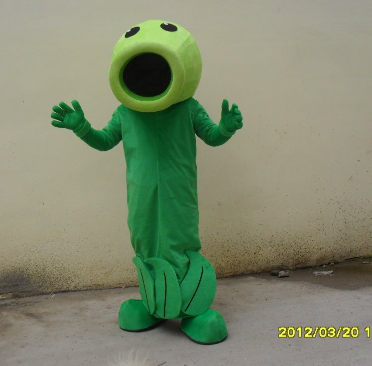 Custom made Plant mascot costume from Plants vs. Zombies for party