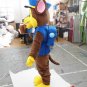 Custom made Yellow Chase Paw Patrol mascot costume for party