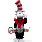 Custom made cat in hat mascot costume cat mascot cstume for party