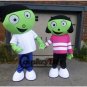 Custom made Dot and Dash mascot costume for party