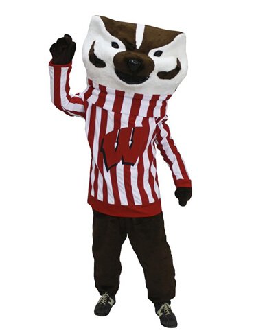 Customized new Bucky Badger mascot costumes Wisconsin Badger for party