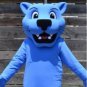 Custom made blue panther mascot costume for party