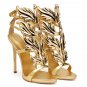 *Brand New* Authentic Giuseppe Zanotti's Gold mirrored patent leather and reflective metal Pumps.