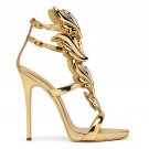 *Brand New* Authentic Giuseppe Zanotti's Gold mirrored patent leather and reflective metal Pumps.