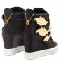 *Brand New* Authentic Giuseppe Zanotti Wedge Black Patent Leather Cruel Sneaker